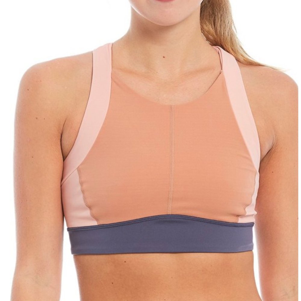 NWT Free People Topaz Colorblock Crop Top Small - Picture 3 of 5
